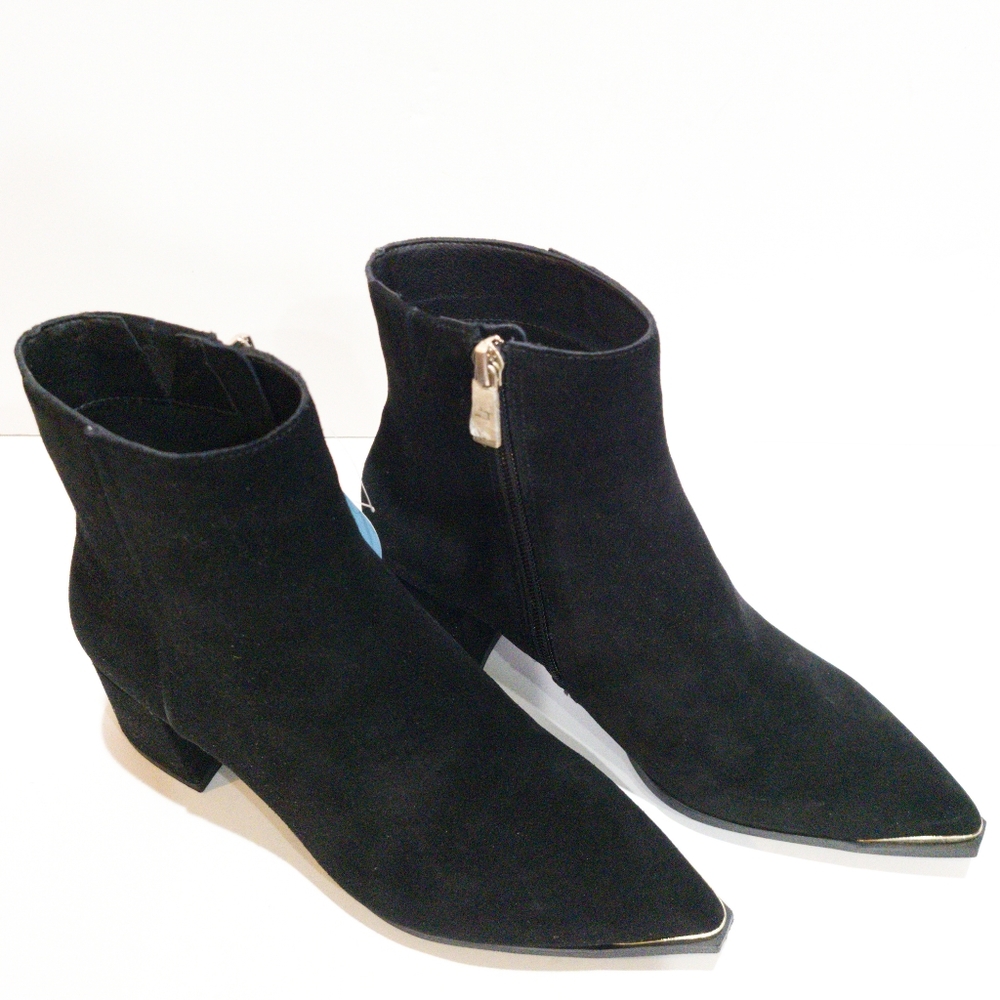 Kenneth Cole Roanne Suede Ankle Boots -5 - Picture 2 of 5